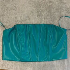 Princess Polly gorgeous green tube top great for going out